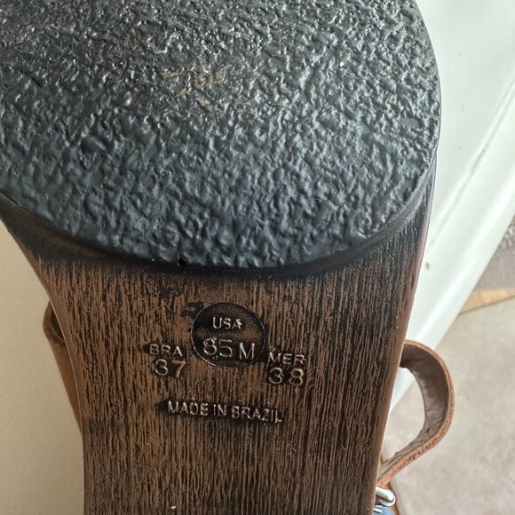 Steve Madden Sandal Brown Rylee 8.5M Used - Picture 6 of 6